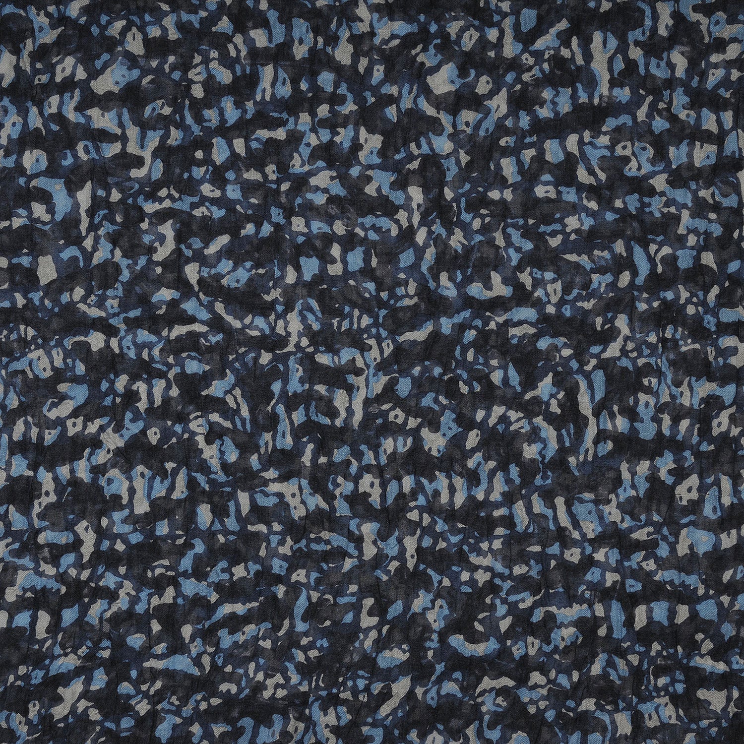 Louis Vuitton Cashmere Silk Lezard Etole Stole Blue 6 of 8