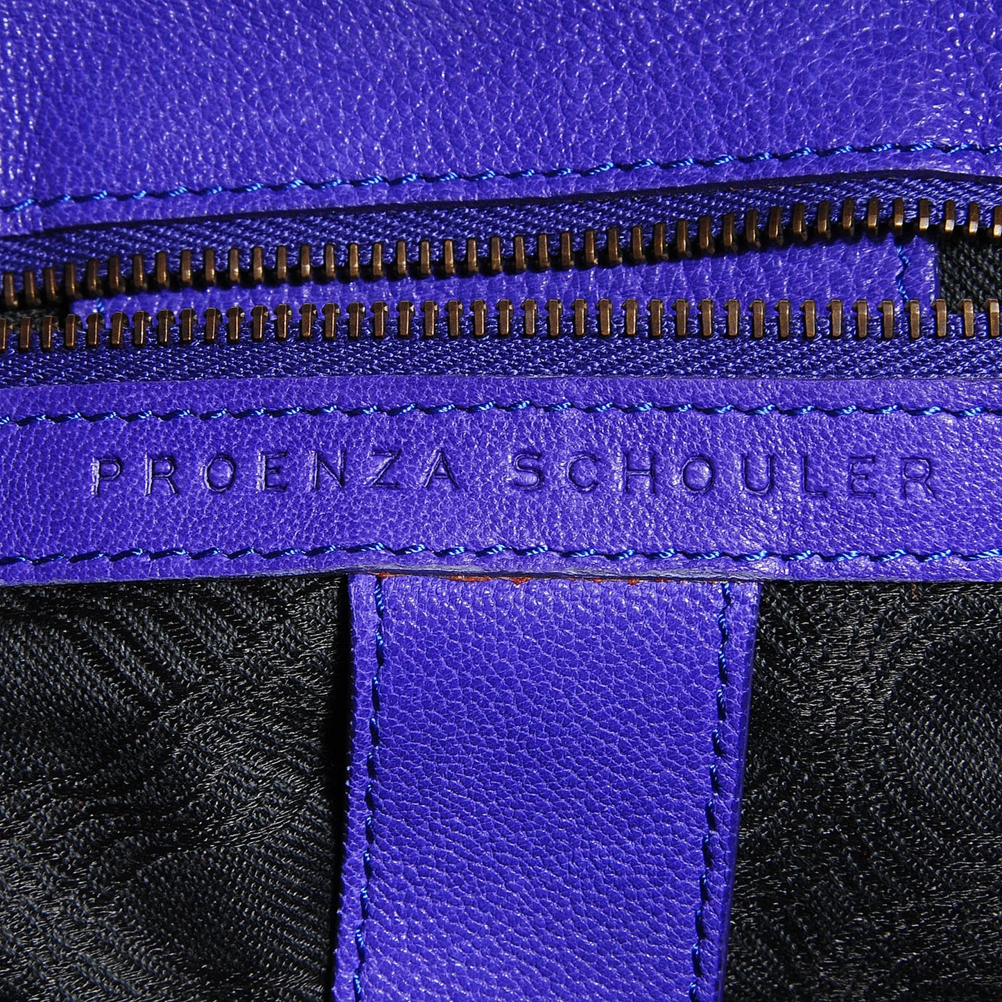 Lambskin Large PS1 Satchel Purple Rain