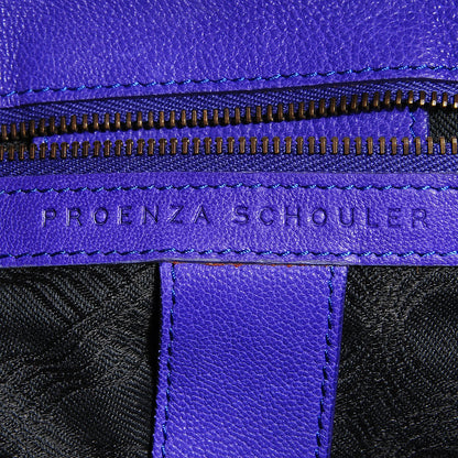 Proenza Schouler Lambskin Large PS1 Satchel Purple Rain 13 of 14