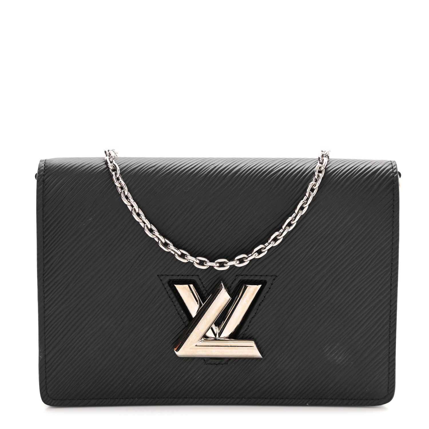 Louis Vuitton Epi Twist Belt Chain Wallet Black 1 of 12