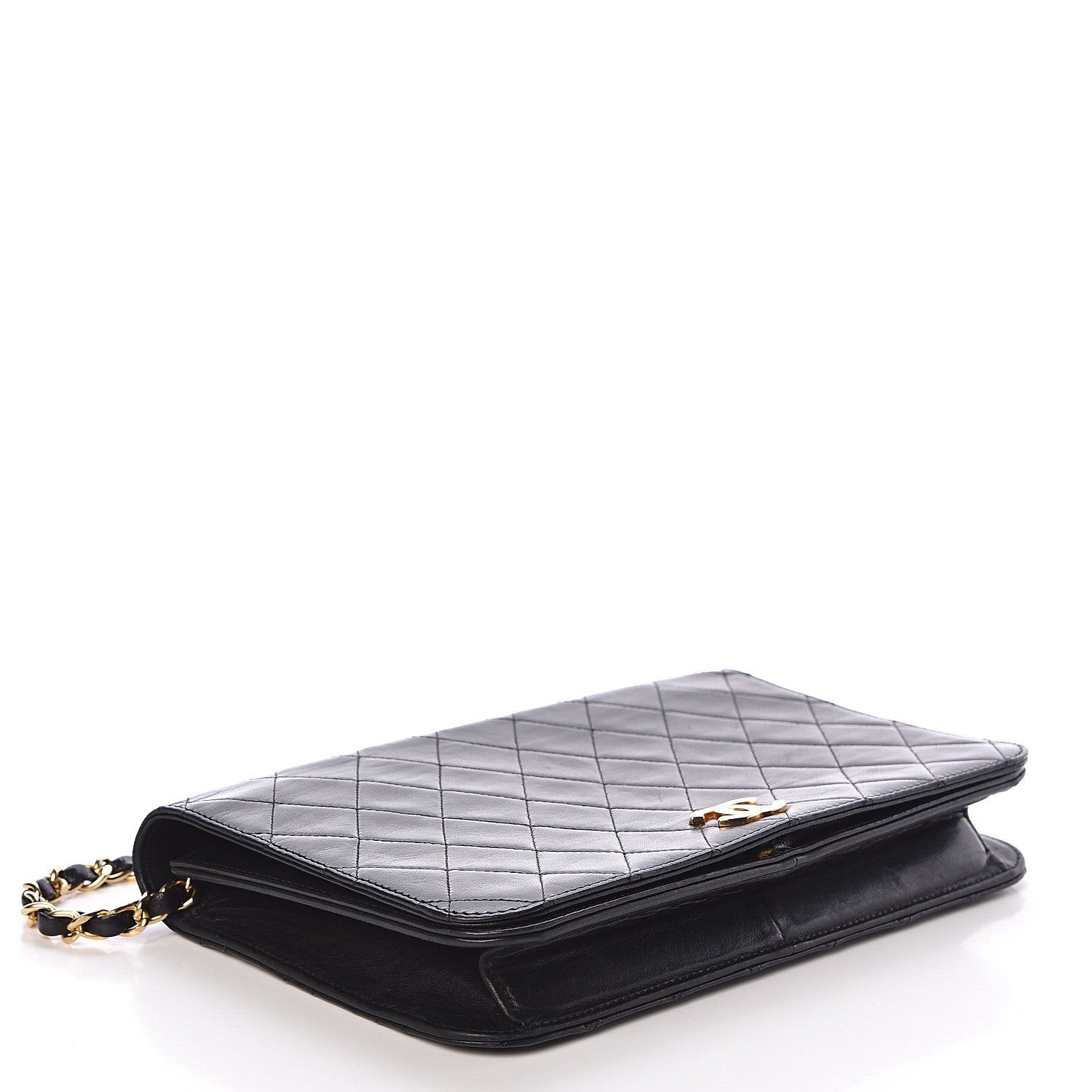Chanel Lambskin Quilted Small Single Flap Bag Black 4 of 10