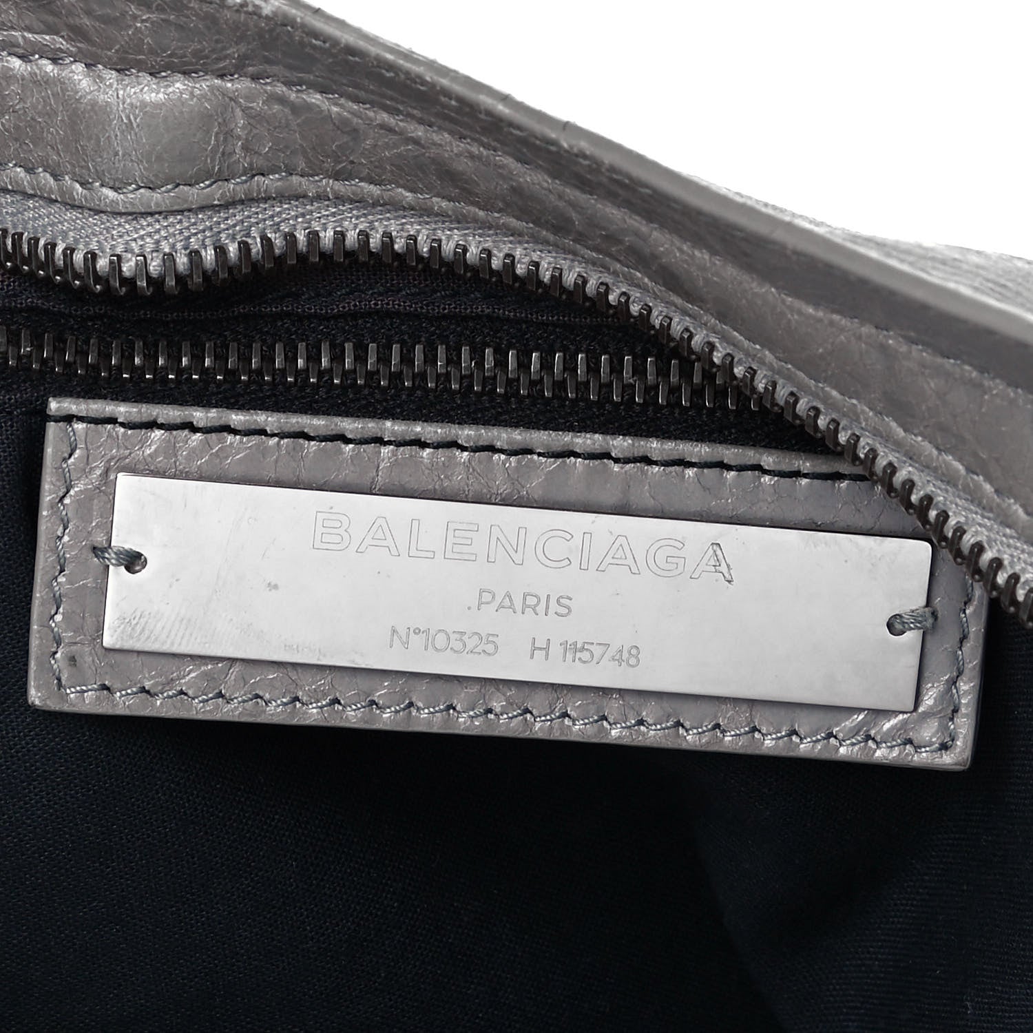 Balenciaga Agneau Classic Hardware City Gris Pyrite 8 of 9