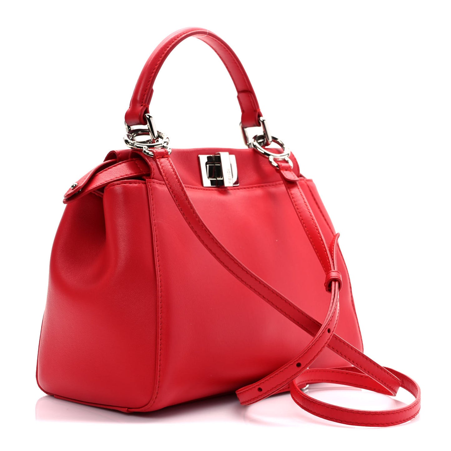 Nappa Mini Peekaboo Iconic Satchel Fiamma