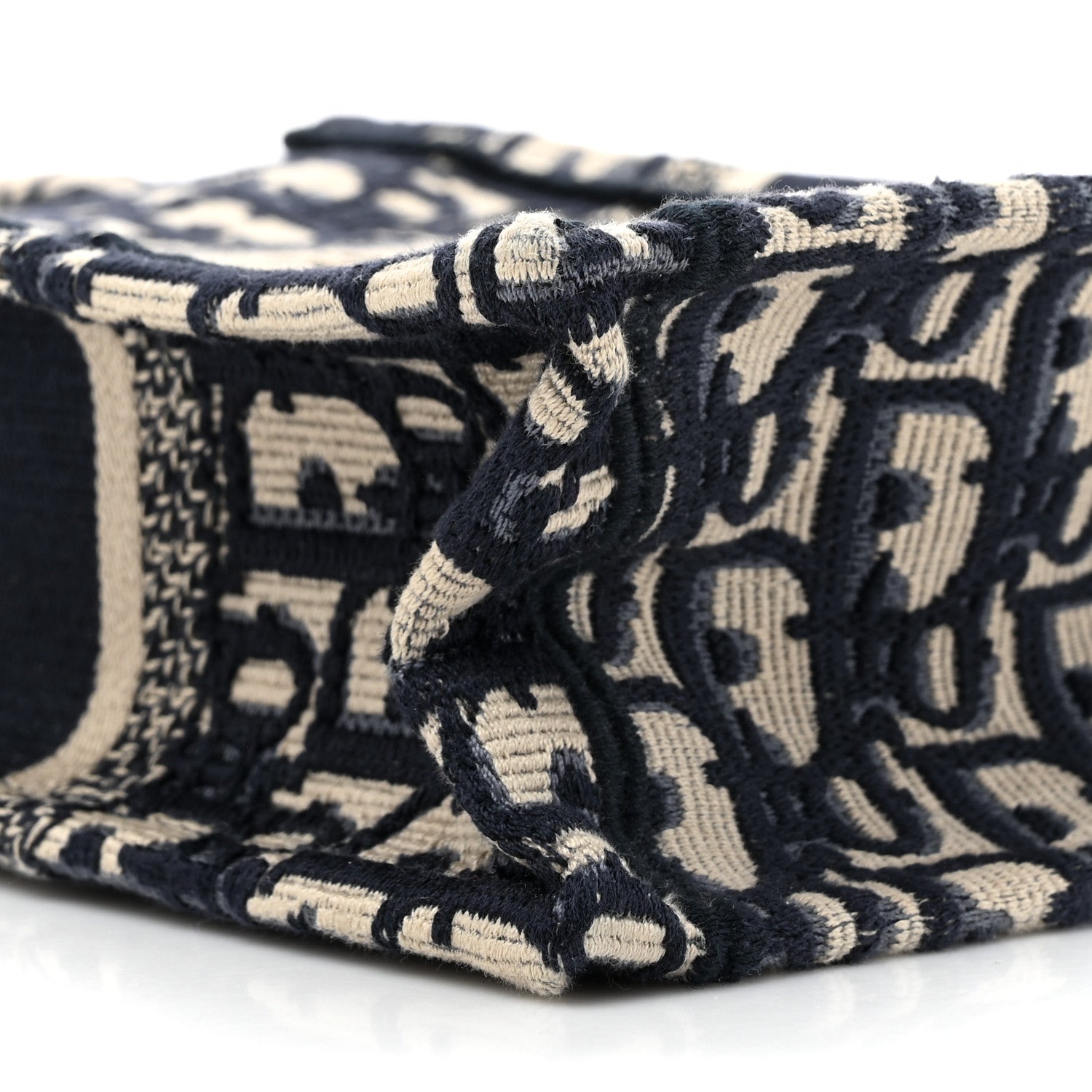 Christian Dior Oblique Mini Book Tote Phone Bag Blue 10 of 11