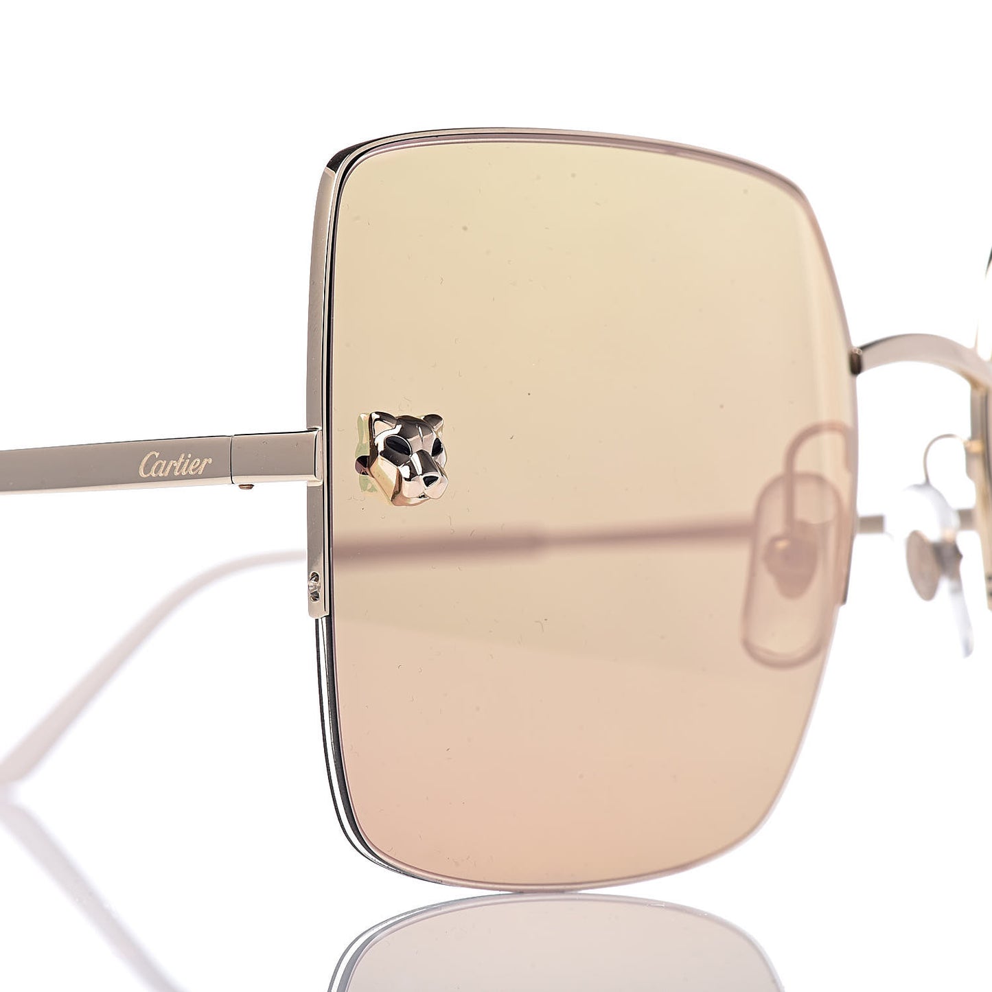 Panthere De Sunglasses Champagne Gold