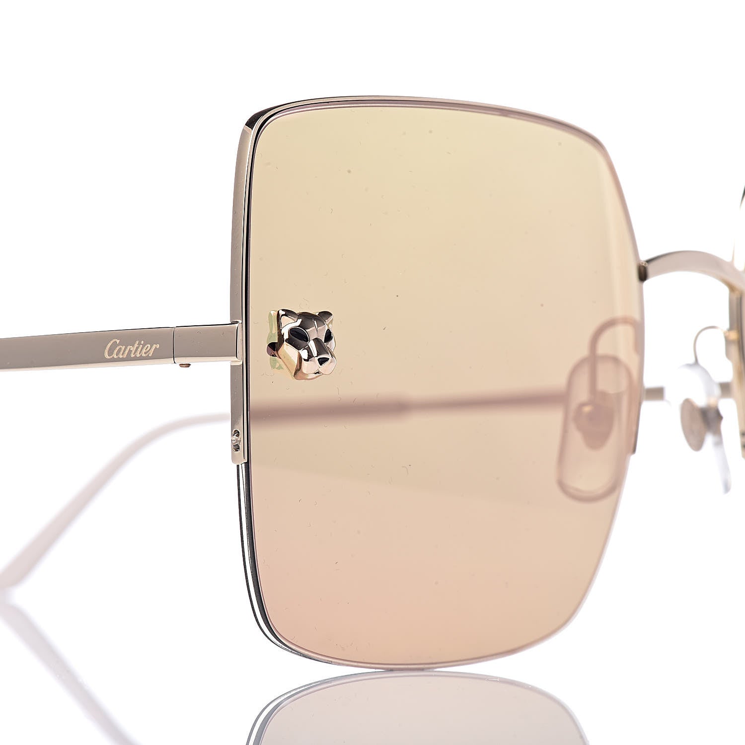 Cartier Panthere De Sunglasses Champagne Gold 7 of 8