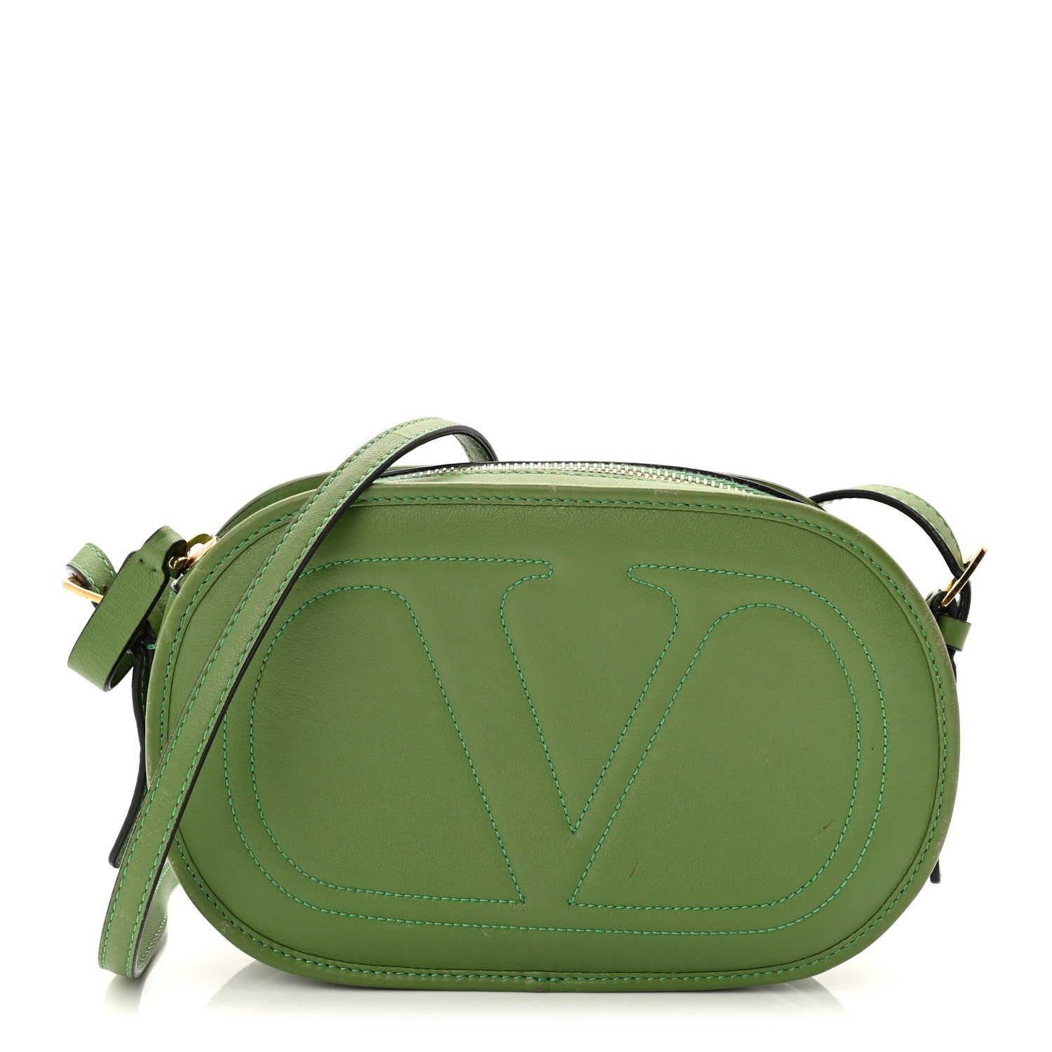 Valentino Garavani Vitello Small Logo Go Crossbody Bag Clover 1 of 14