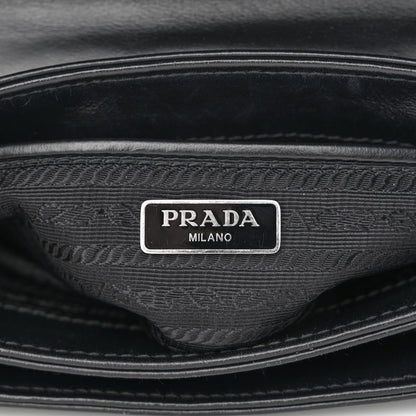 Prada Saffiano Chain Shoulder Bag Black 5 of 12