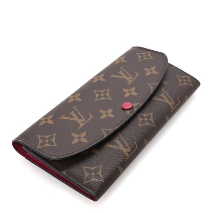 Louis Vuitton Monogram Emilie Wallet Fuchsia 4 of 8