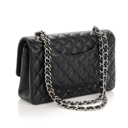 Chanel Caviar Quilted Medium Double Flap Black 3 of 8