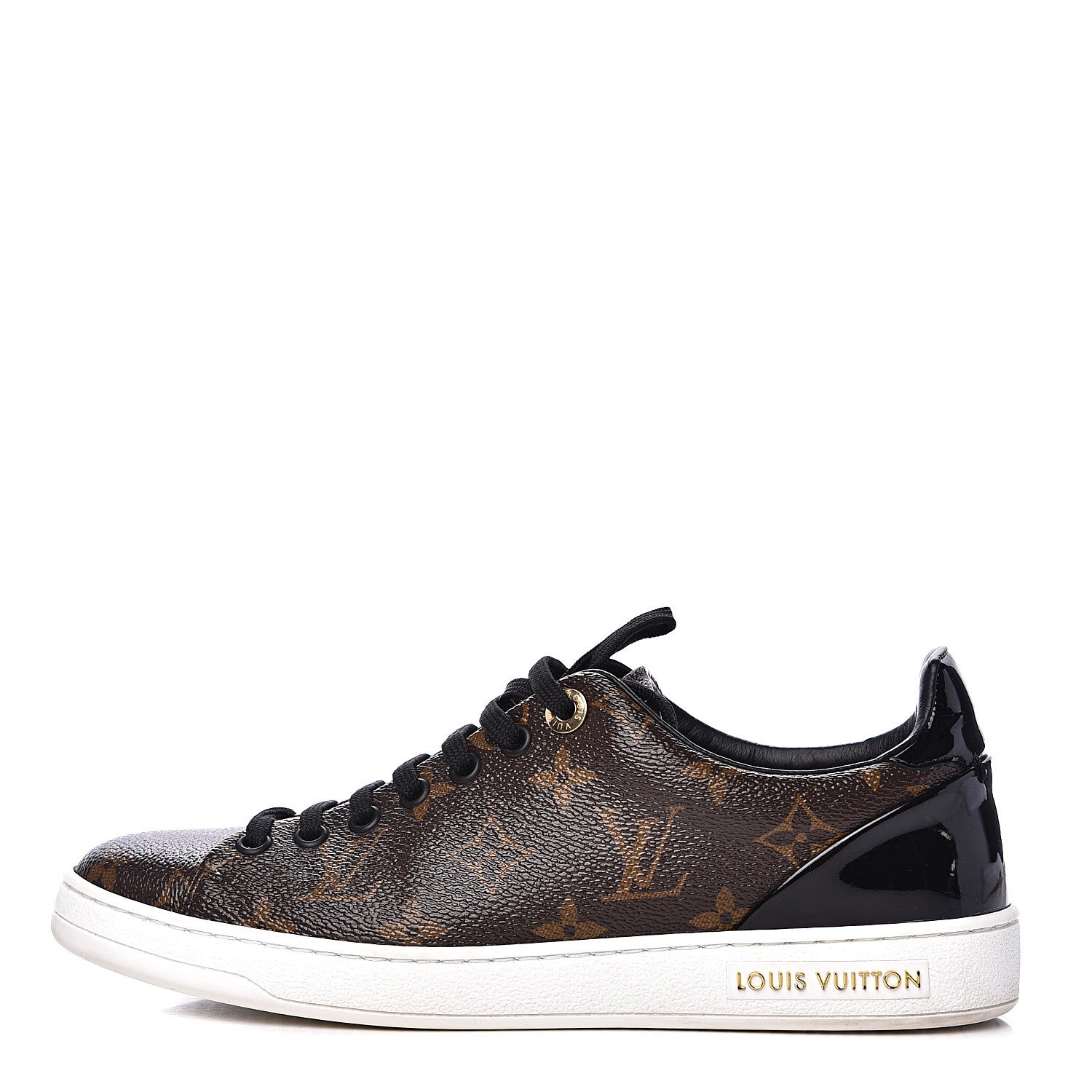Louis Vuitton Patent Monogram Frontrow Sneakers 37.5 1 of 10