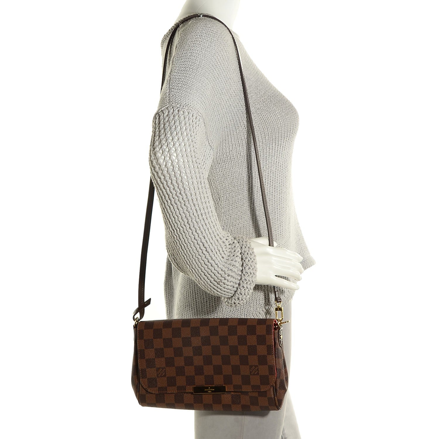 Louis Vuitton Damier Ebene Favorite MM 2 of 8