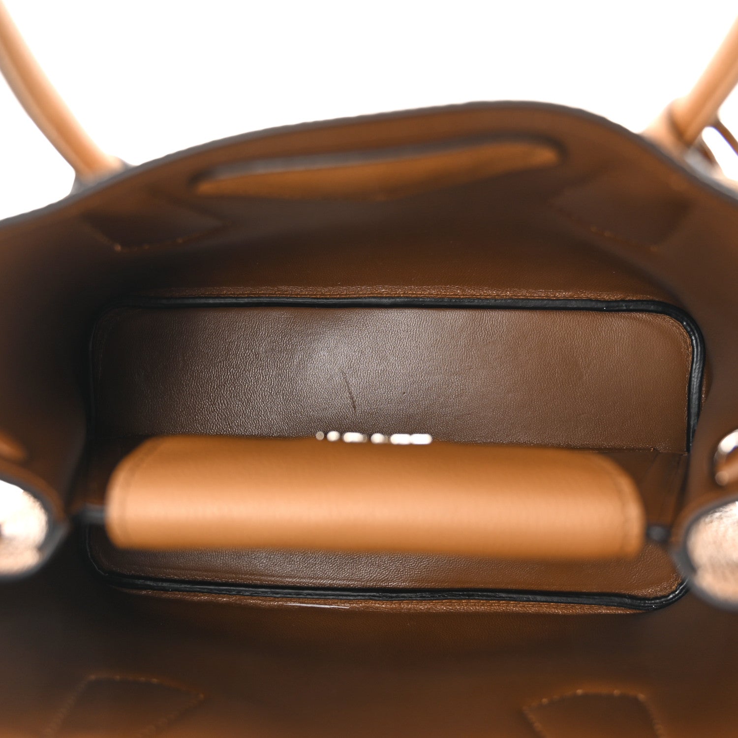 Prada Vitello Daino Soft Mini Double Bag Caramel 5 of 11