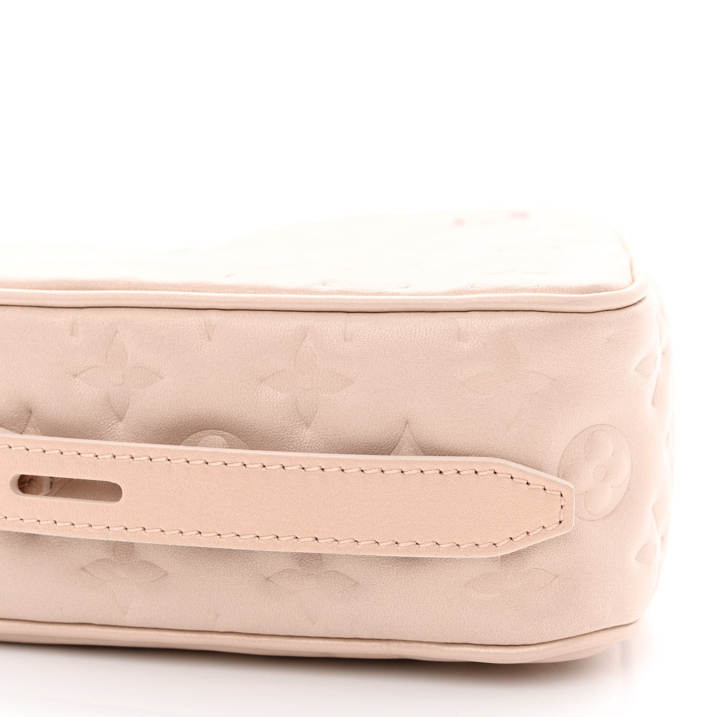 Lambskin Embossed Monogram Fall In Love Sac Coeur Light Pink