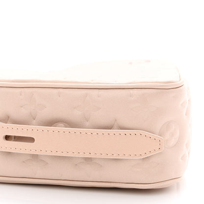 Louis Vuitton Lambskin Embossed Monogram Fall In Love Sac Coeur Light Pink 8 of 9
