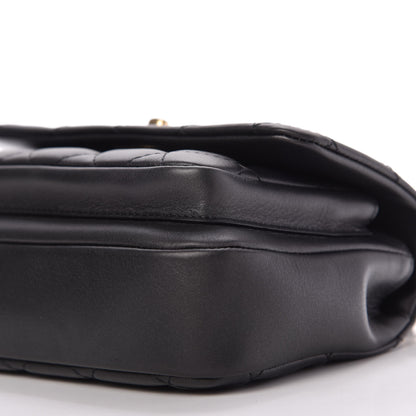 Chanel Calfskin Quilted Top Handle Flap Black 7 of 11