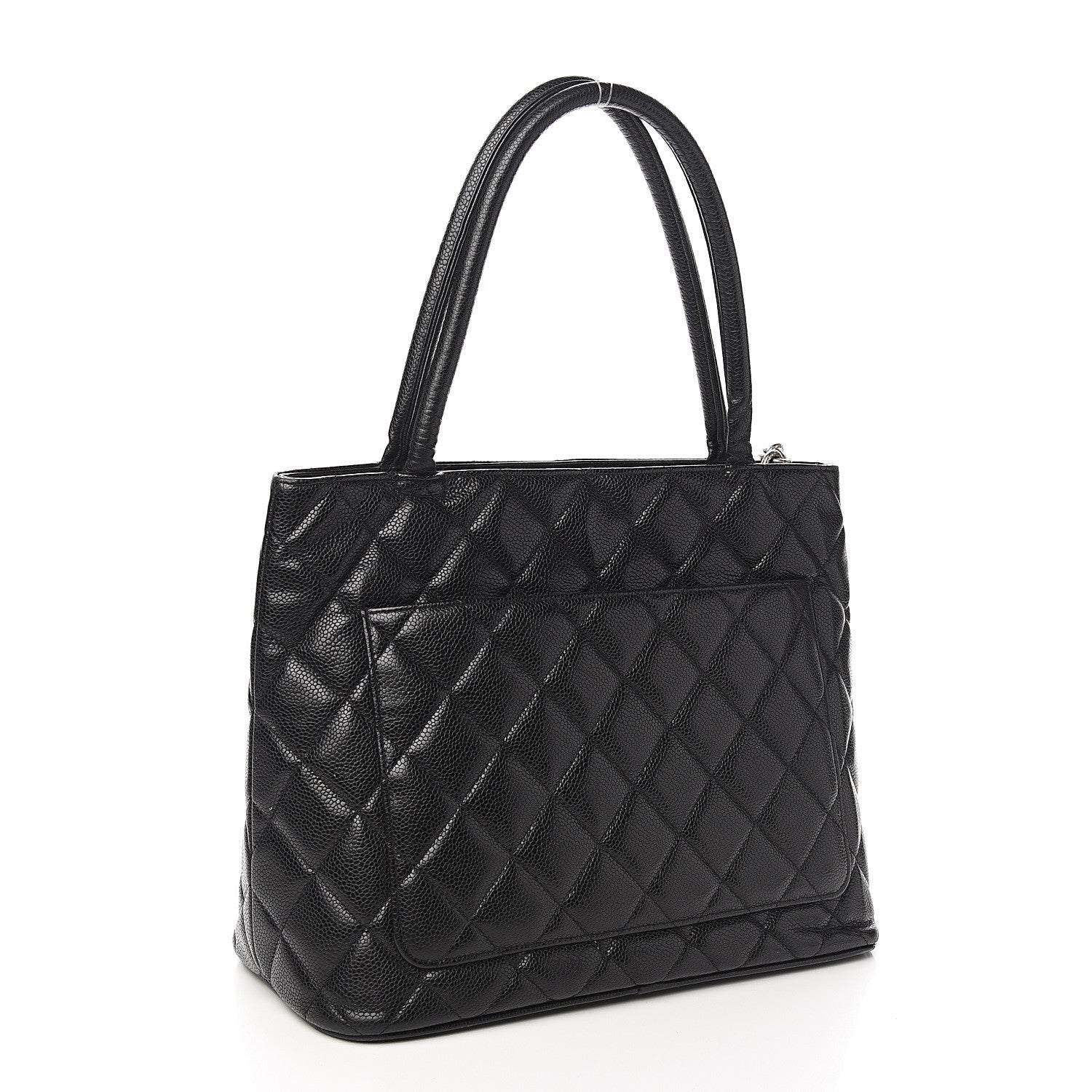 Chanel Caviar Quilted Medallion Tote Black 2 of 9
