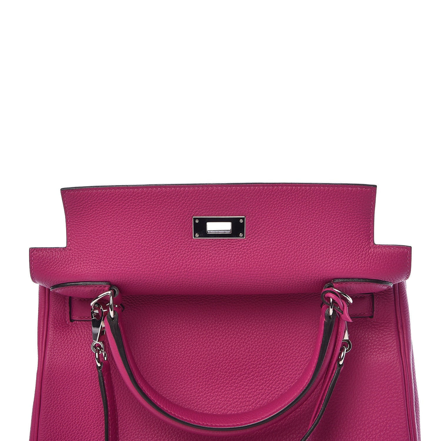 Hermes Togo Kelly Retourne 28 Rose Pourpre 20 of 42