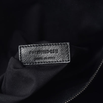 Saint Laurent Crinkled Calfskin Matelasse Monogram Large Niki Chain Satchel Fog 7 of 10