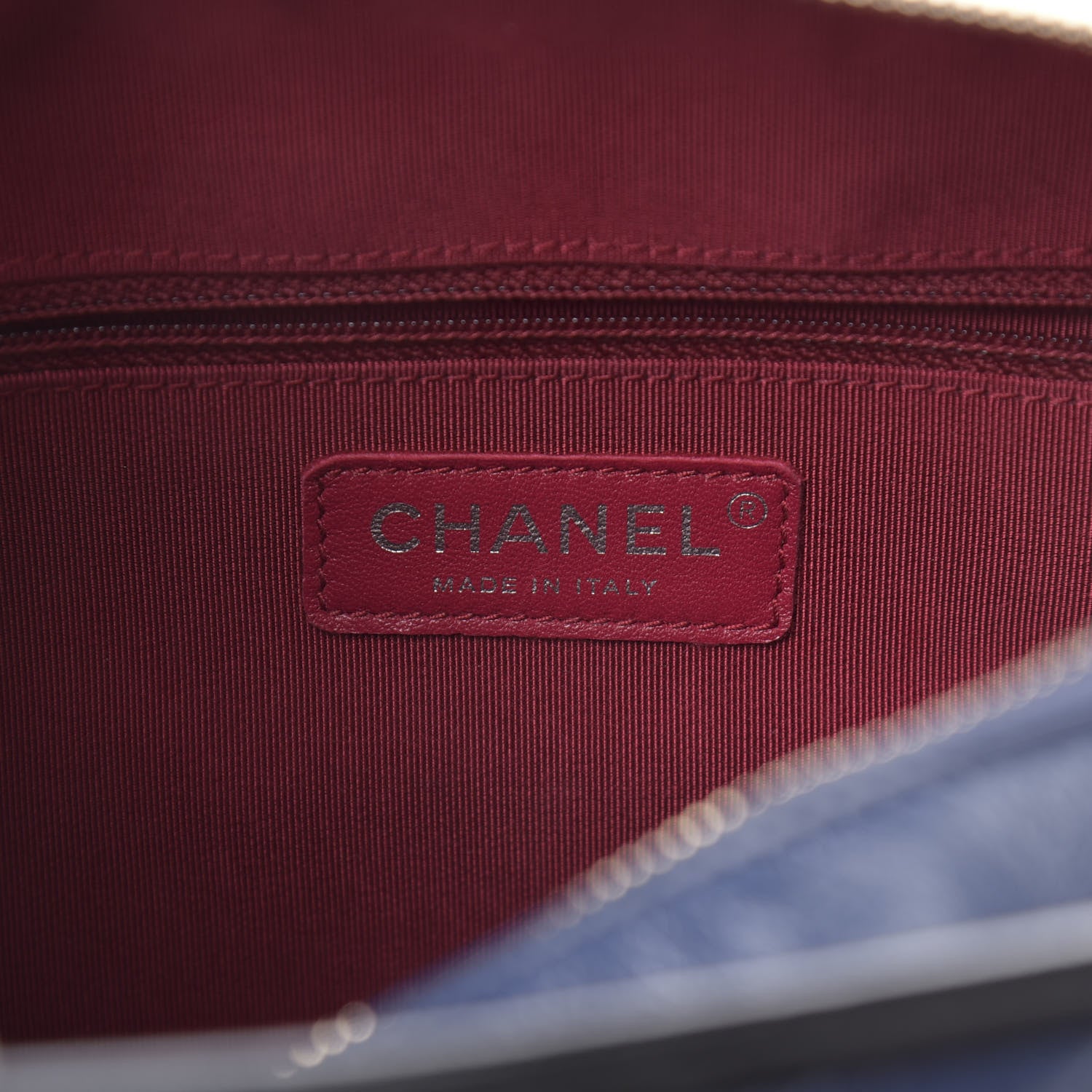 Chanel Aged Calfskin Quilted Medium Gabrielle Hobo Navy Black 5 of 10
