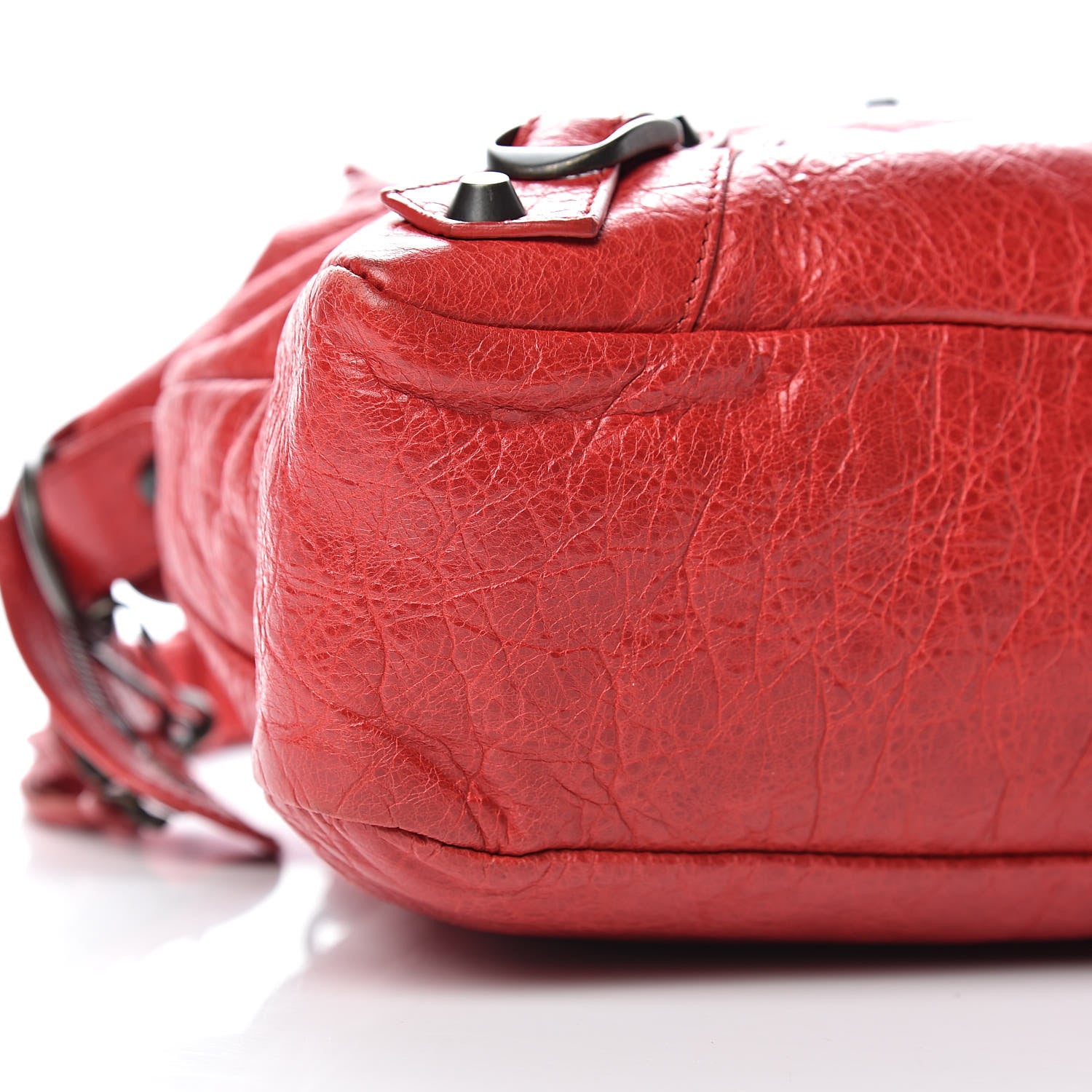 Balenciaga Agneau Classic Hardware Town Rouge Coquelicot 8 of 9