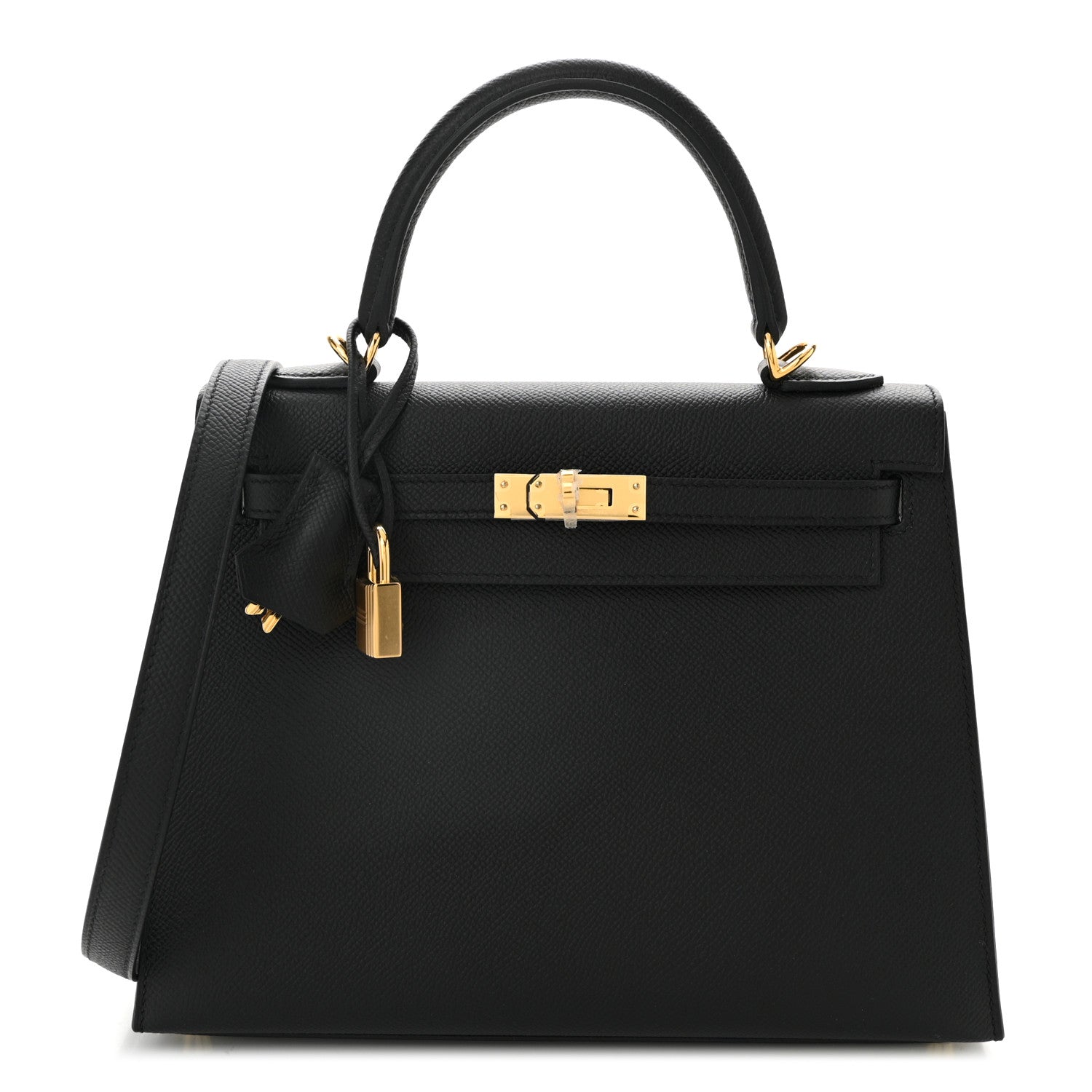 Hermes Epsom Kelly Sellier 25 Black 1 of 11