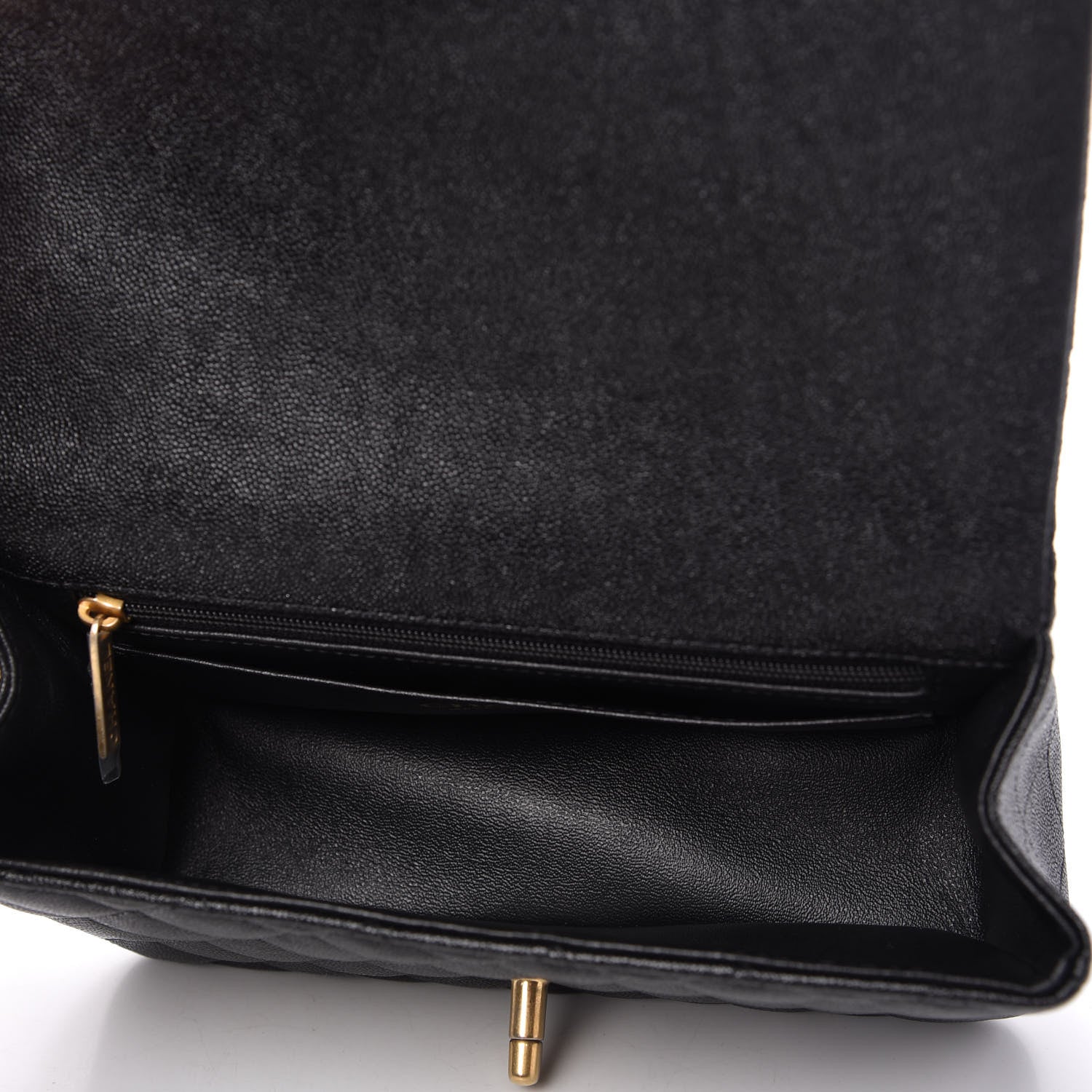 Chanel Caviar Quilted Mini Top Handle Rectangular Flap Black 5 of 11
