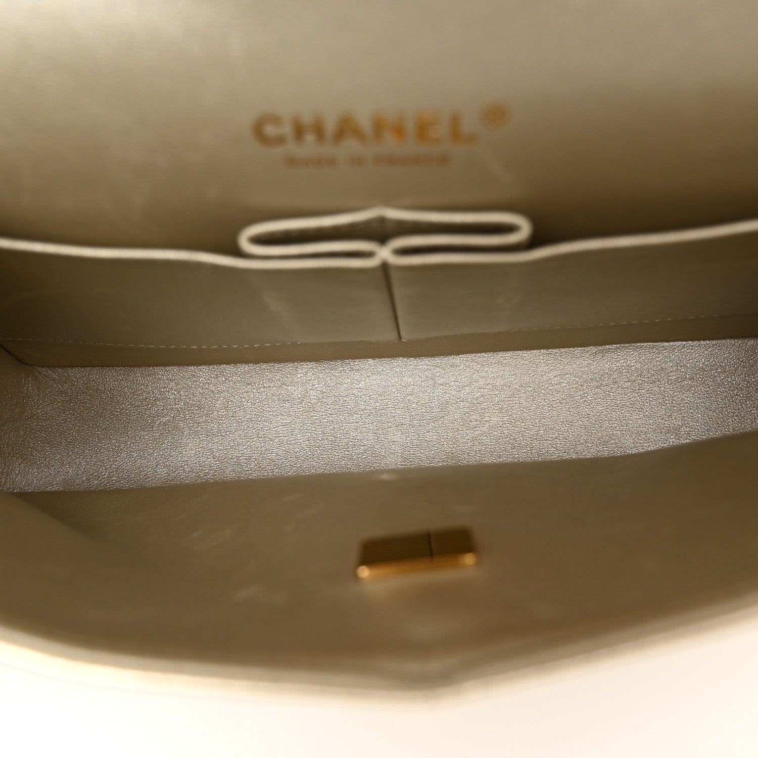 Chanel Metallic Lambskin Quilted Medium Double Flap Gold 5 of 13