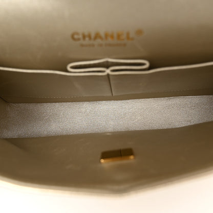 Chanel Metallic Lambskin Quilted Medium Double Flap Gold 5 of 13