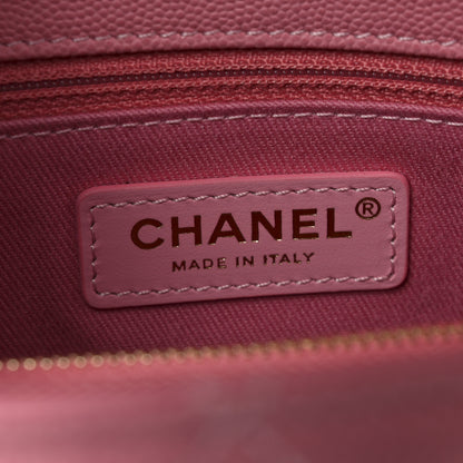 Chanel Caviar Quilted Small Coco Handle Flap Light Pink 6 of 10