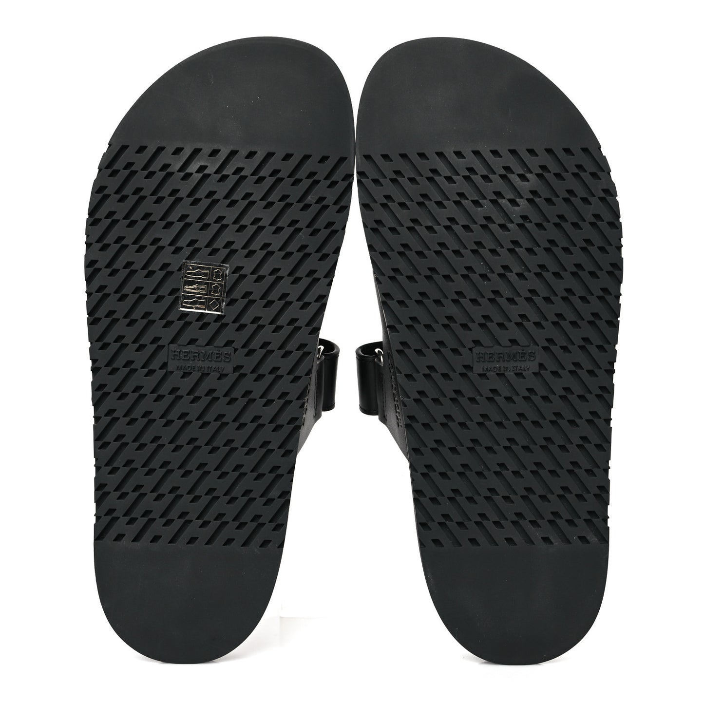 Calfskin Womens Chypre Sandals 39.5 Black