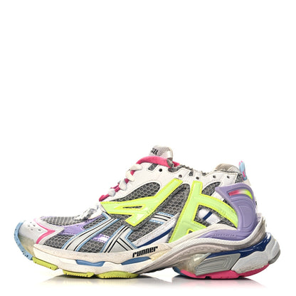 Balenciaga Mesh Rubber Womens Runner Sneakers 39 Multicolor 1 of 11