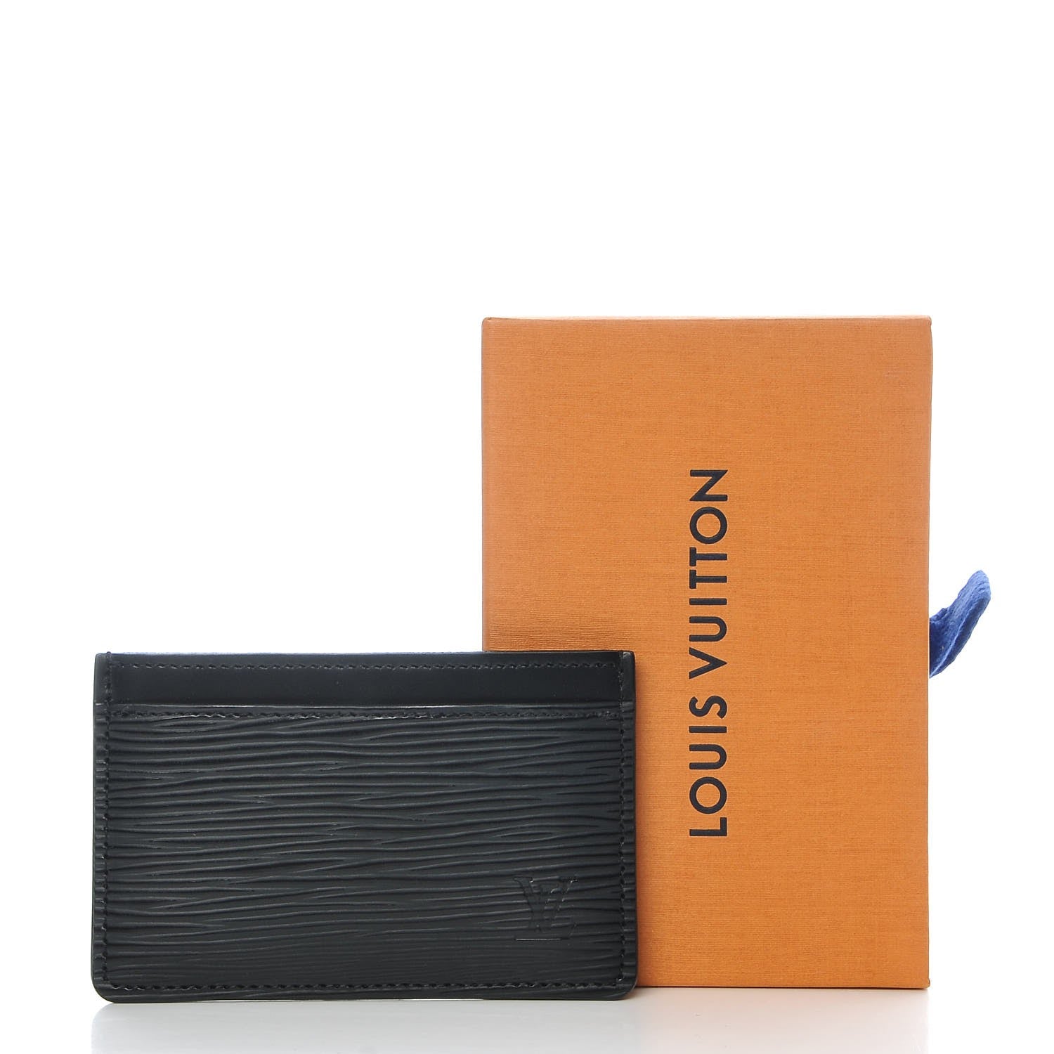 Louis Vuitton Epi Card Holder Black 7 of 7
