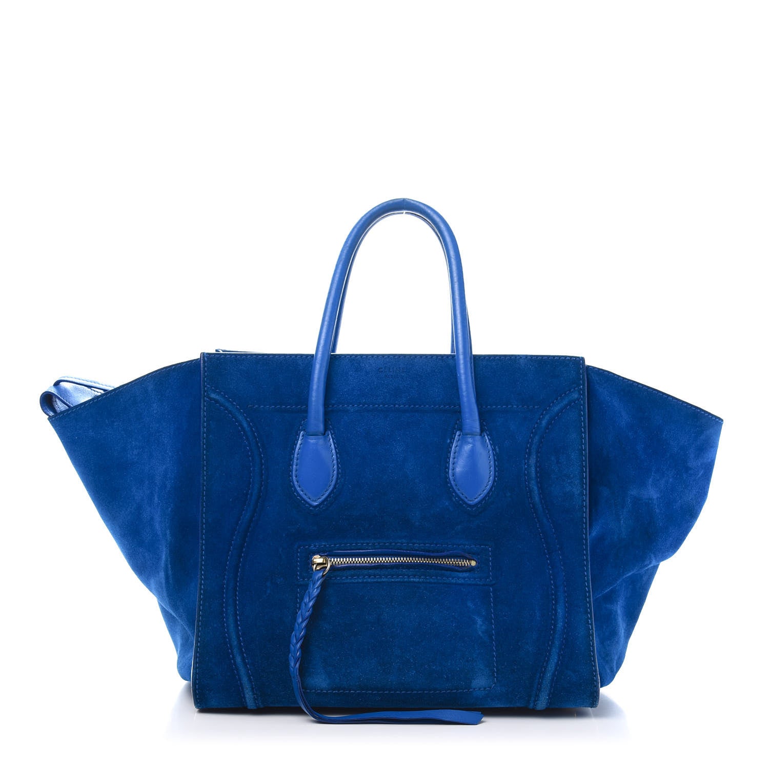 Celine Suede Medium Phantom Luggage Royal Blue 1 of 19
