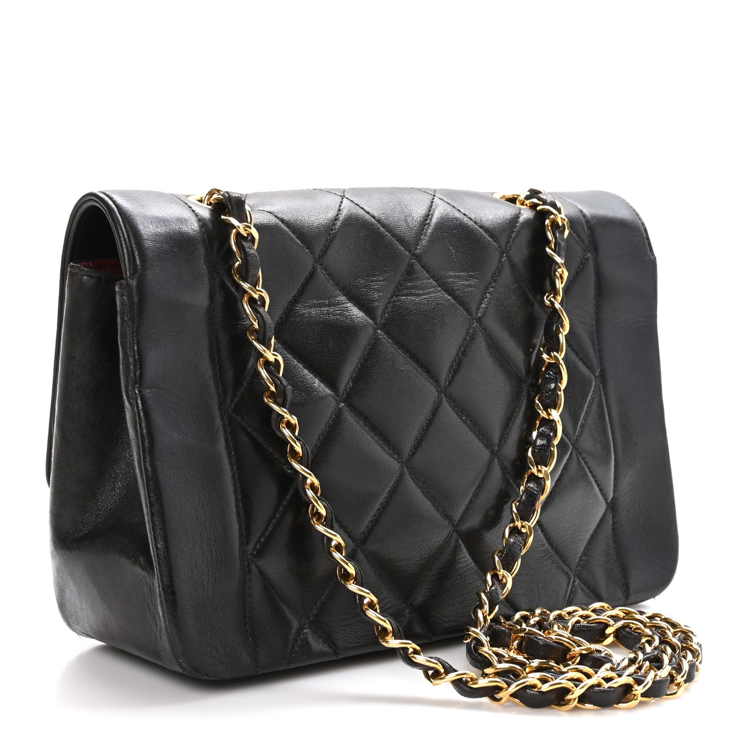 Chanel Lambskin Quilted Small Single Flap Black 3 of 10