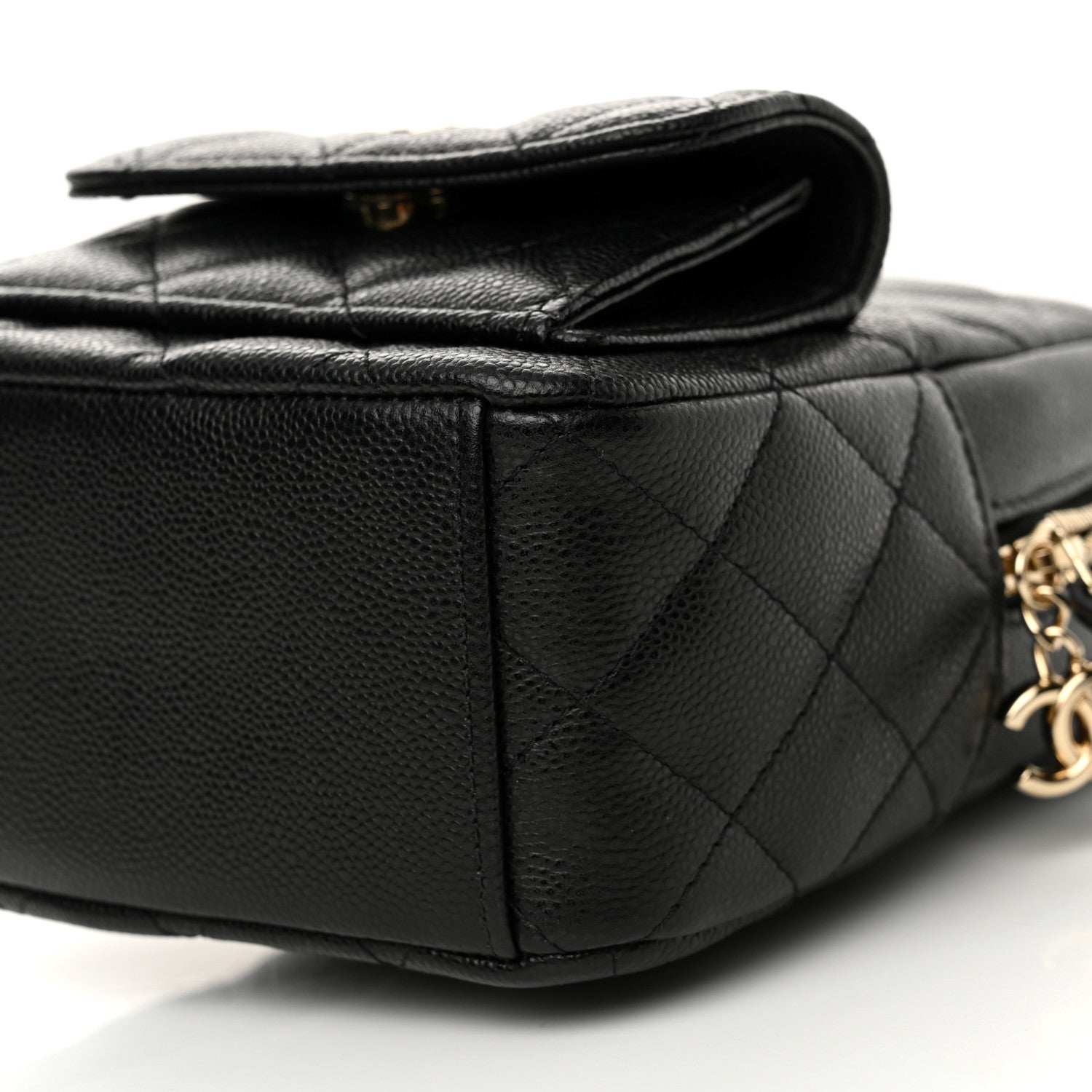 Chanel Caviar Quilted CC Mini Classic Backpack Black 10 of 11