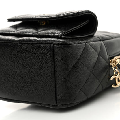 Chanel Caviar Quilted CC Mini Classic Backpack Black 10 of 11