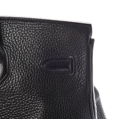 Hermes Taurillon Clemence Birkin 35 Black 11 of 42