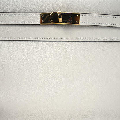 Hermes Evercolor Verso Kelly Danse II Belt Bag White Kraft 9 of 11
