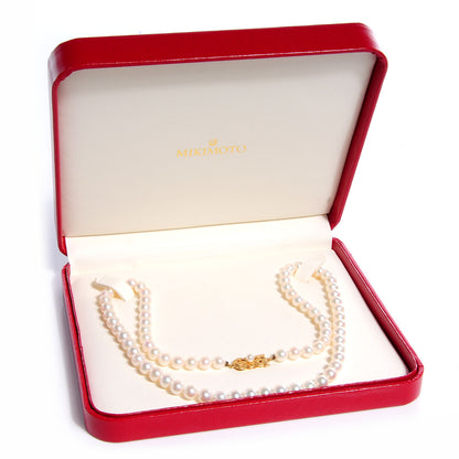 Mikimoto 18k Gold Cultured Akoya 6mm Pearl Strand Necklace 20 3 of 6