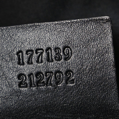 Gucci Monogram Medium Indy Top Handle Hobo Black 7 of 11