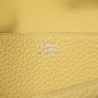 Hermes Togo Dogon Recto Verso Wallet Jaune Poussin 6 of 11