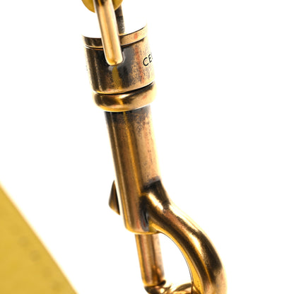 Celine Drummed Calfskin Nano Luggage Citron 9 of 9