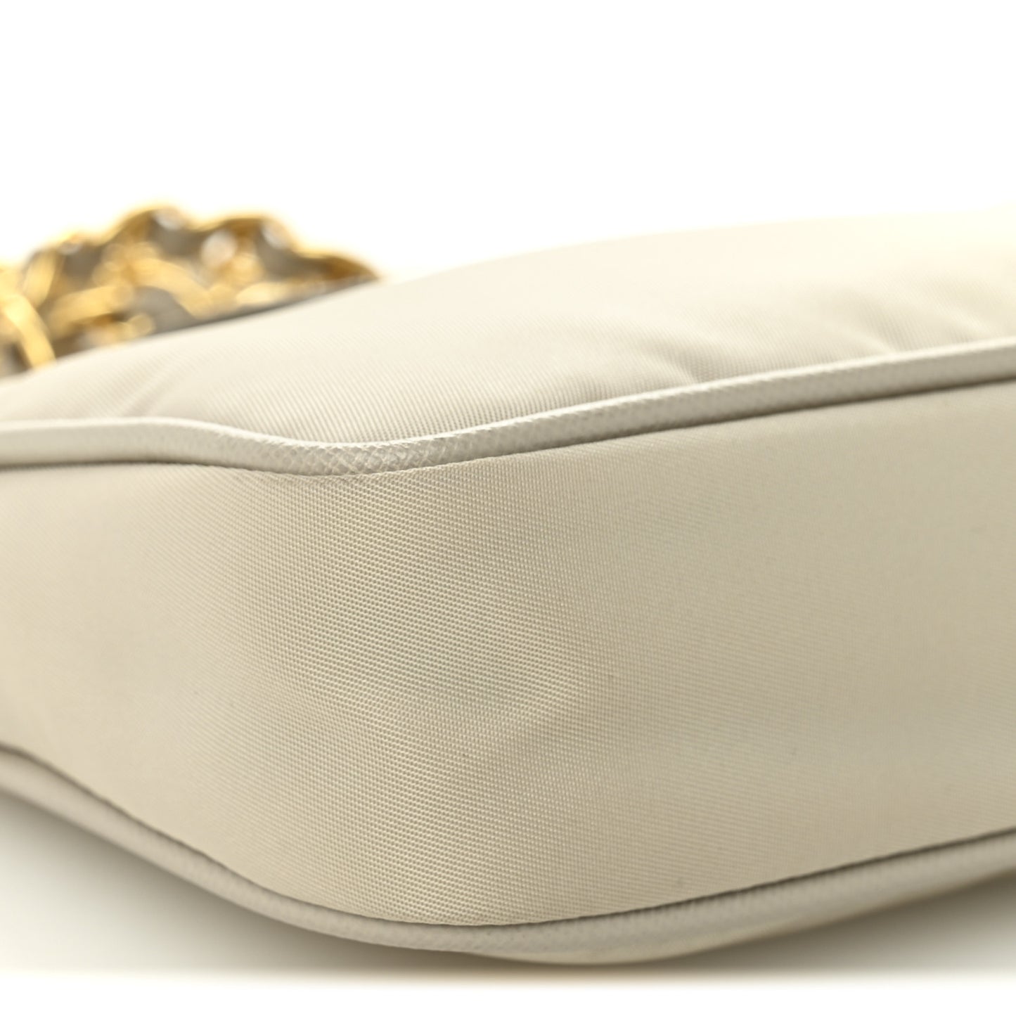 Tessuto Nylon Saffiano Crossbody Bag Pomice