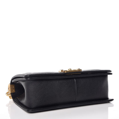 Chanel Caviar Quilted Medium Boy Flap Black 4 of 9