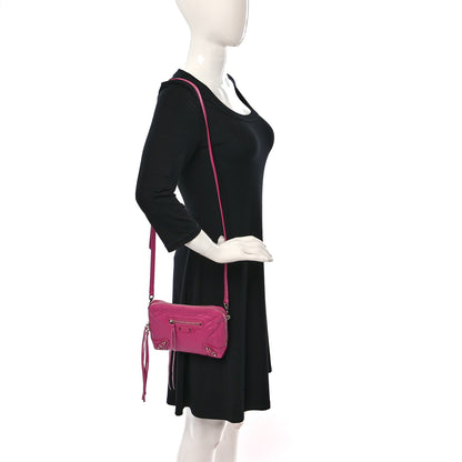 Balenciaga Agneau Arena Classic Silver Hardware XS Reporter Crossbody Rose Flamingo 3 of 8