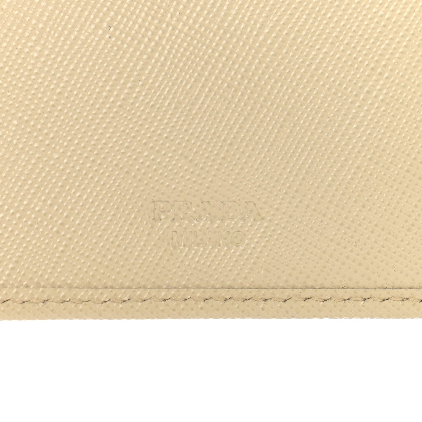 Saffiano Metal Bi-Fold Wallet Cera