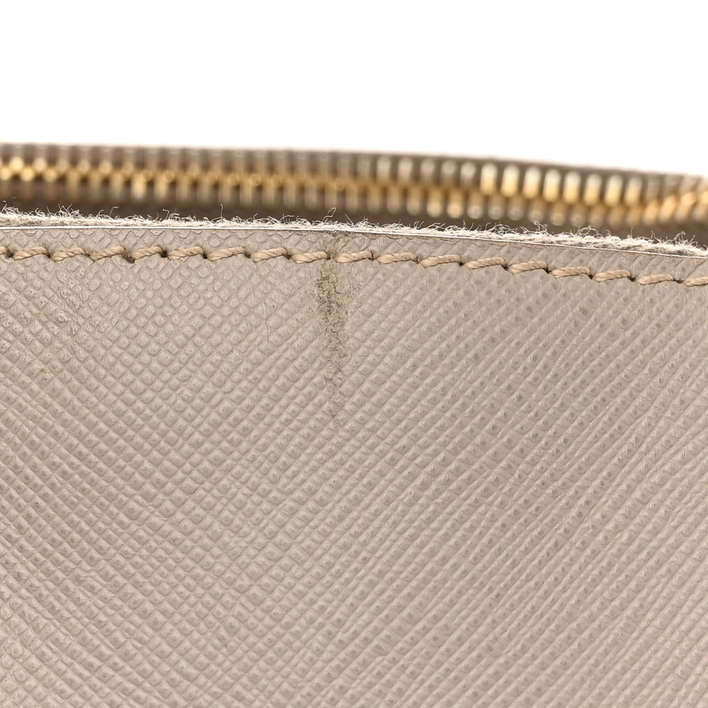 Saffiano Lux Extra Large Galleria Double Zip Tote Pomice