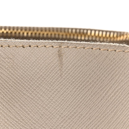 Prada Saffiano Lux Extra Large Galleria Double Zip Tote Pomice 11 of 13