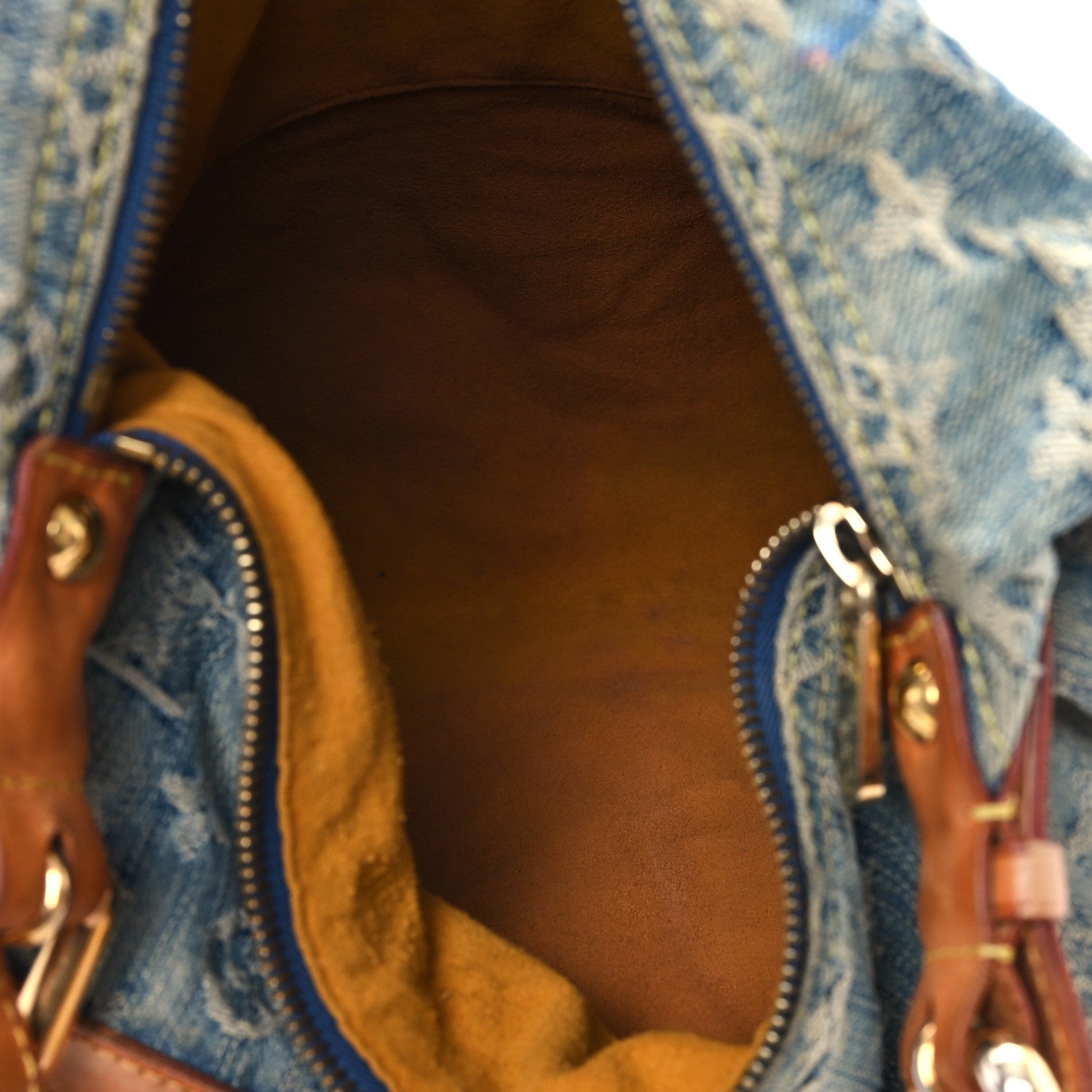 Louis Vuitton Denim Baggy GM Blue 5 of 12